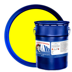 Изображение товара Краска для дорожной разметки Ленинградка АК-511 желтая 5 кг