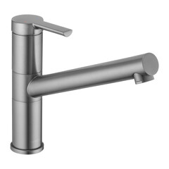 Смеситель для кухни Swedbe Selene Plus графит с поворотным изливом однорычажный (7042GT) - фото 3