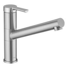 Смеситель для кухни Swedbe Selene Plus нержавеющая сталь с поворотным изливом однорычажный (7042) - фото 3