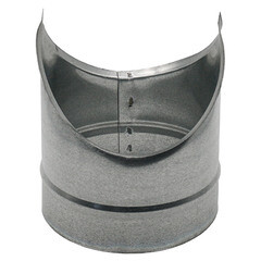 Изображение товара Врезка для круглых воздуховодов d125х100 мм оцинкованная