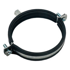 Хомут для круглых воздуховодов d100 мм оцинкованный - фото 1