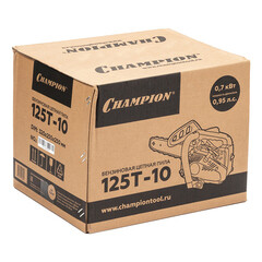 Бензопила Champion 125T 0,95 л.с. 10" шаг 3/8" паз 1,3 мм 40 звеньев - фото 3