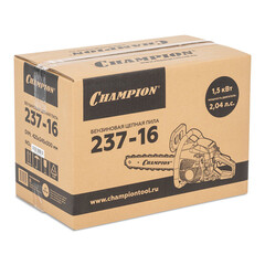 Бензопила Champion 237 2,04 л.с. 16" шаг 3/8" паз 1,3 мм 56 звеньев - фото 3