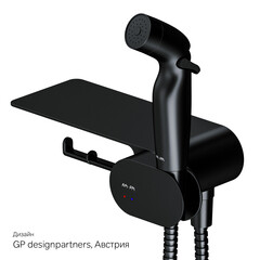 Смеситель с гигиеническим душем AM.PM Like черный (F0202622) - фото 5