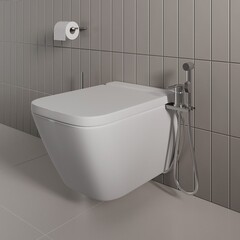 Смеситель с гигиеническим душем Milardo Tidy с установкой на унитаз хром глянцевый (001SB00M08) - фото 3