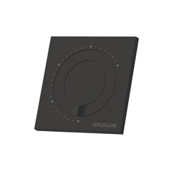 Терморегулятор механический для теплого пола Теплолюкс Solus черный - фото 2