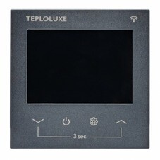 Терморегулятор электронный для теплого пола Теплолюкс Pontus Space Wi Fi черный с поддержкой Wi-Fi