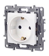 Розетка Legrand Etika встраиваемая белая (672221) - фото 3