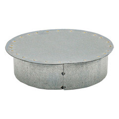 Заглушка оцинкованная d400 мм - фото 3