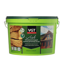 Лак антисептик акриловый VGT бесцветный 9 кг