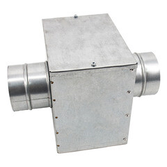 Фильтр для круглых воздуховодов d400 мм оцинкованный ORE