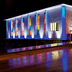 Светильник светодиодный садово-парковый подвесной Feron серебристый 46 мм 6400К 18 Вт IP65 (32200) - фото 7