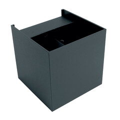 Светильник светодиодный садово-парковый настенный Feron Техно черный 4000К 6 Вт IP54 (11870) - фото 8