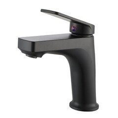 Смеситель для раковины РМС однорычажный черный (PL7BL-001F)