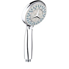 Лейка для душа РМС d85 мм 3 режима без шланга пластик хром (LE19) - фото 1