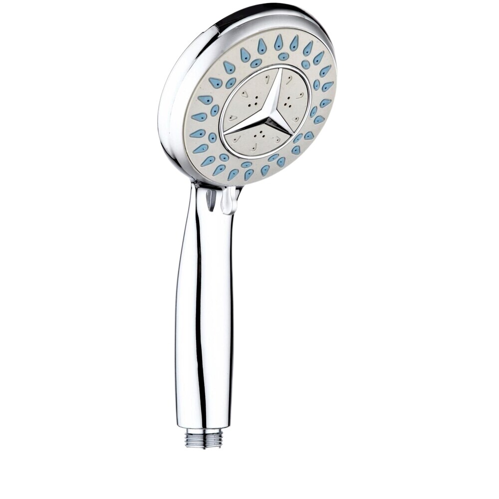 

Лейка для душа РМС d85 мм 3 режима без шланга пластик хром (LE19)