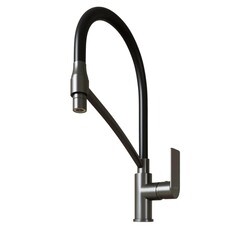 Смеситель для кухни Mixline ML33-108GR City Graphite графит гибкий излив однорычажный (556596)