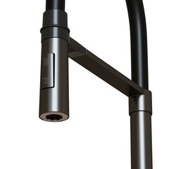 Смеситель для кухни Mixline MLSS-0402BL графит с высоким изливом однорычажный (556021) - фото 4