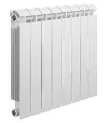 Изображение товара Радиатор биметаллический Global Style Extra 500 мм 8 секций 1" боковое подключение белый