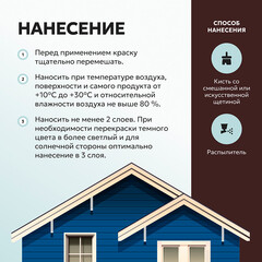 Краска фасадная по дереву Eskaro Moda Wood Aqua акриловая база А белая 9 л - фото 8