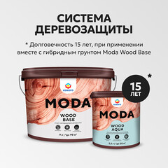 Антисептик Eskaro Moda Wood Base грунтовочный для дерева бесцветный 9 л - фото 4