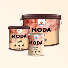Воск Eskaro Moda Wood Wax для дерева матовый 9 л - фото 11