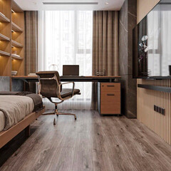 Плитка кварцвиниловая CronaFloor Morris дуб тенора замковая 2,16 кв.м 5 мм с фаской с подложкой - фото 4