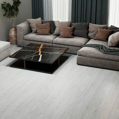 Плитка кварцвиниловая CronaFloor Morris дуб кастел замковая 2,16 кв.м 5 мм с фаской с подложкой - фото 3