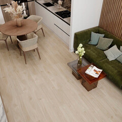 Плитка кварцвиниловая Corsa Deco Prado S100 замковая 2,16 кв.м 3,5 мм с микрофаской - фото 7