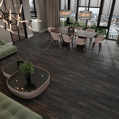 Плитка кварцвиниловая Corsa Deco Prado B300 замковая 2,16 кв.м 3,5 мм с микрофаской - фото 7