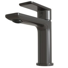 Смеситель для раковины Mixline ML33-04GR однорычажный графит (556598)