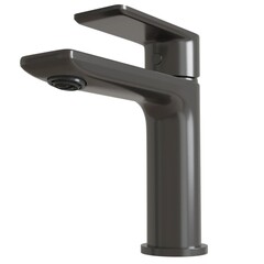 Смеситель для раковины Mixline ML33-04GR однорычажный графит (556598)