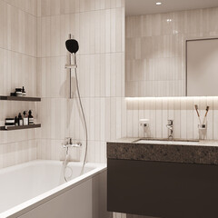 Смеситель для ванны Aqueduto Base хром однорычажный с коротким изливом без лейки (BAS0600) - фото 3