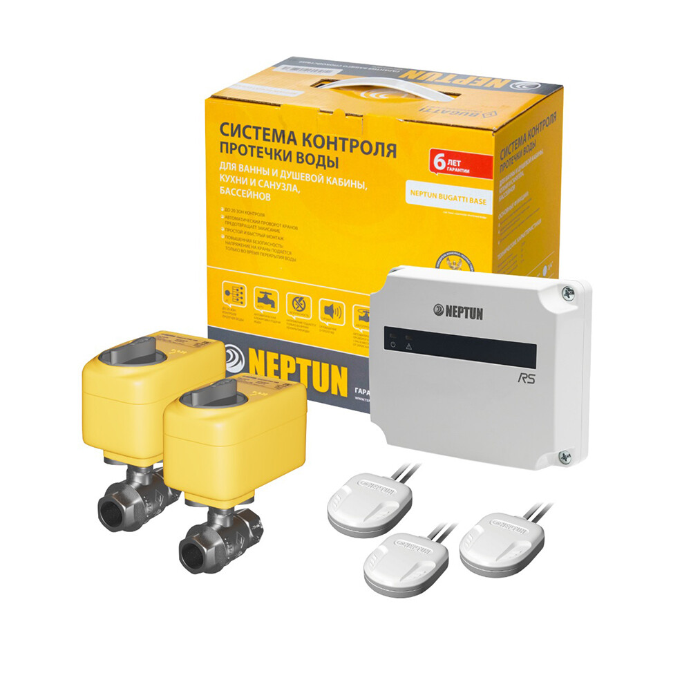 

Система контроля протечки воды Neptun Bugatti Base 3/4 220 В (NEPBugBase34)