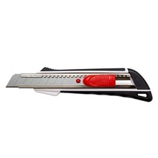 Нож строительный Vira Autolock 18 мм с ломающимся лезвием пластиковый корпус с винтовым фиксатором