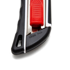 Нож строительный Vira Autolock 18 мм с ломающимся лезвием пластиковый корпус с винтовым фиксатором - фото 2