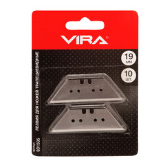 Лезвие для ножа Vira 19 мм трапециевидное (10 шт.) - фото 5