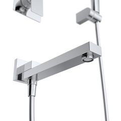 Душевая система BelBagno Due встраиваемая с верхним душем с лейкой с изливом хром (DUE-VDSET-CRM) - фото 5