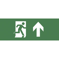 Изображение товара Наклейка эвакуационный знак Эра Стрелка вверх самоклеящаяся зеленая (INFO-SSA-104)
