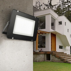 Прожектор светодиодный Эра LPR-02 6500К 300 Вт IP65 черный - фото 5