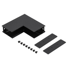 Коннектор для магнитного шинопровода L-образный Эра Nova черный (Б0054788/3075) - фото 2