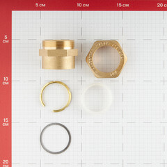 Муфта Stahlmann IWS EasyFix 25 мм х 1 ВР(г) для гофрированных труб - фото 2