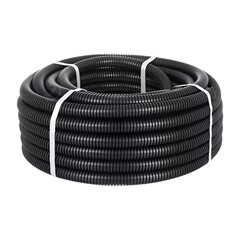 Труба гофрированная ПНД 16 мм Agis Profile тяжелая с зондом черная (100 м) (70.10.05.16.100)