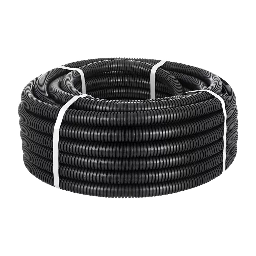 Труба гофрированная ПНД 16 мм Agis Profile тяжелая с зондом черная (100 м) (70.10.05.16.100)