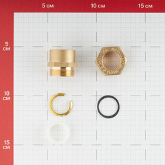 Муфта Stahlmann IWS EasyFix 15 мм х 1/2 НР(ш) для гофрированных труб - фото 2