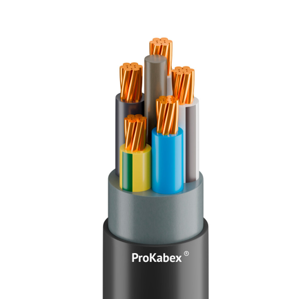 

Кабель Кабэкс ВВГнг(А)-LS 5х35 барабан, Черный