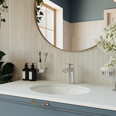 Смеситель для раковины Aqueduto Suave однорычажный хром (SUA0200) - фото 4