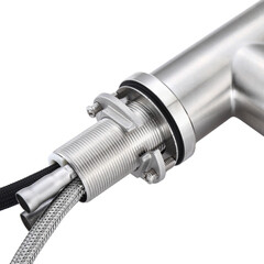 Смеситель для кухни Tokito нержавеющая сталь с высоким изливом с вытяжной лейкой однорычажный (TOK-AIS-1025SS) - фото 12