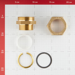 Муфта Stahlmann IWS EasyFix 32 мм х 1 1/4 НР(ш) для гофрированных труб - фото 3