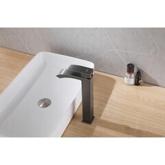 Смеситель для раковины Abber Wasserfall однорычажный никель (AF8611NG) - фото 2